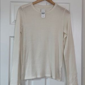 Barney’s cashmere / cotton crew neck sweater
